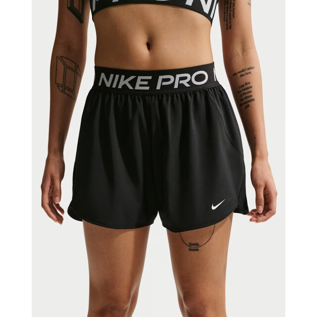 Nike pro women's dri-fit mid-rise b training short dames -