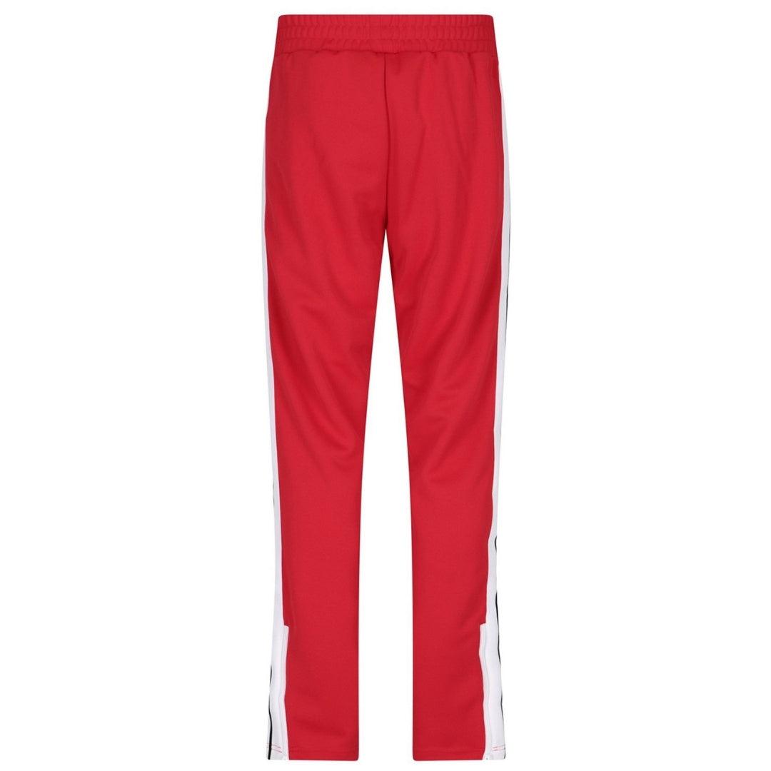 Palm Angels Heren Classic Gestreepte Trainingsbroek (Classic Rood)