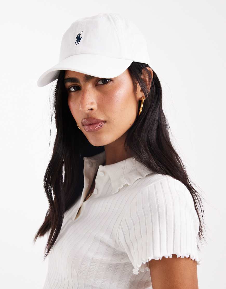 Polo Ralph Lauren - Baseballkappe in Weiß mit Markenlogo
