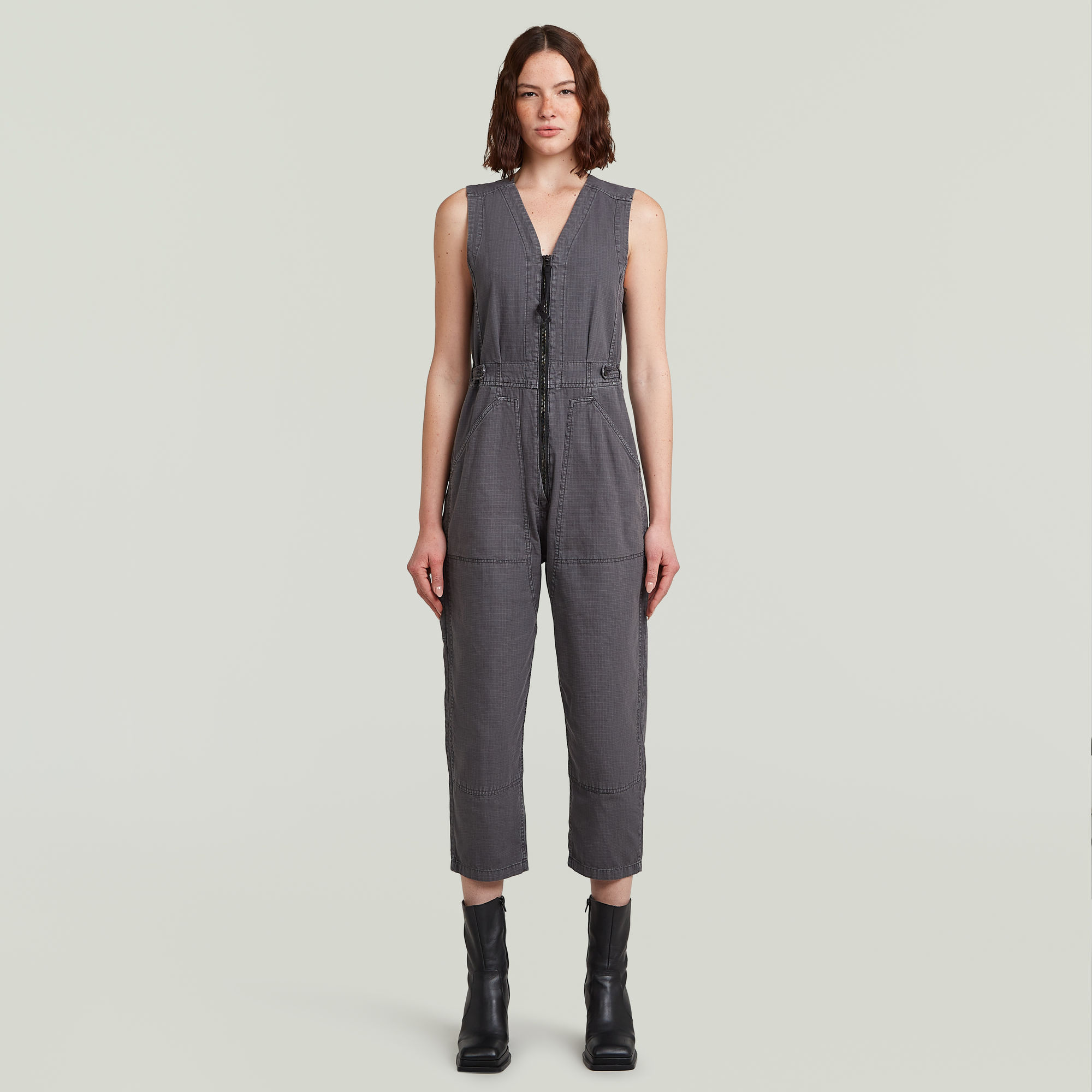 Relaxed Jumpsuit - Grijs - Dames