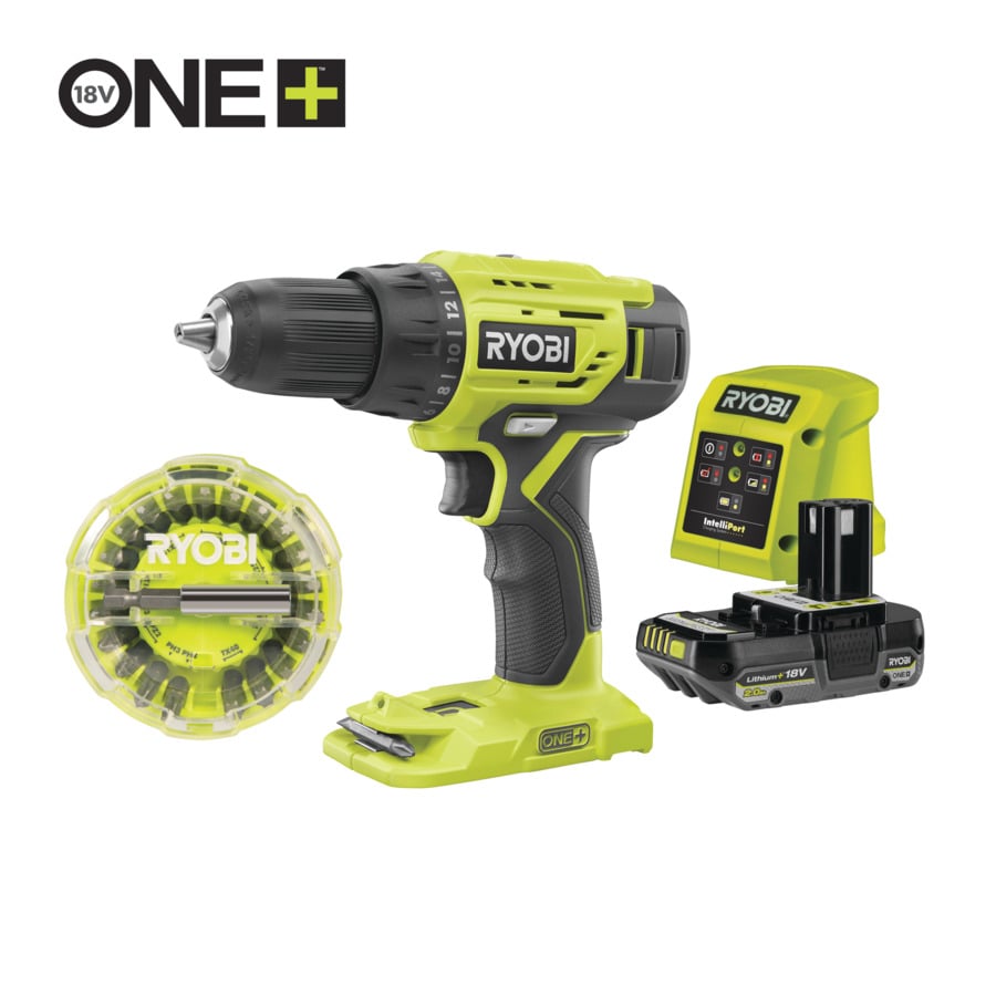 Ryobi R18DD4-1C20CO | ONE+ Boormachine (1x2.0Ah) - 5133006163