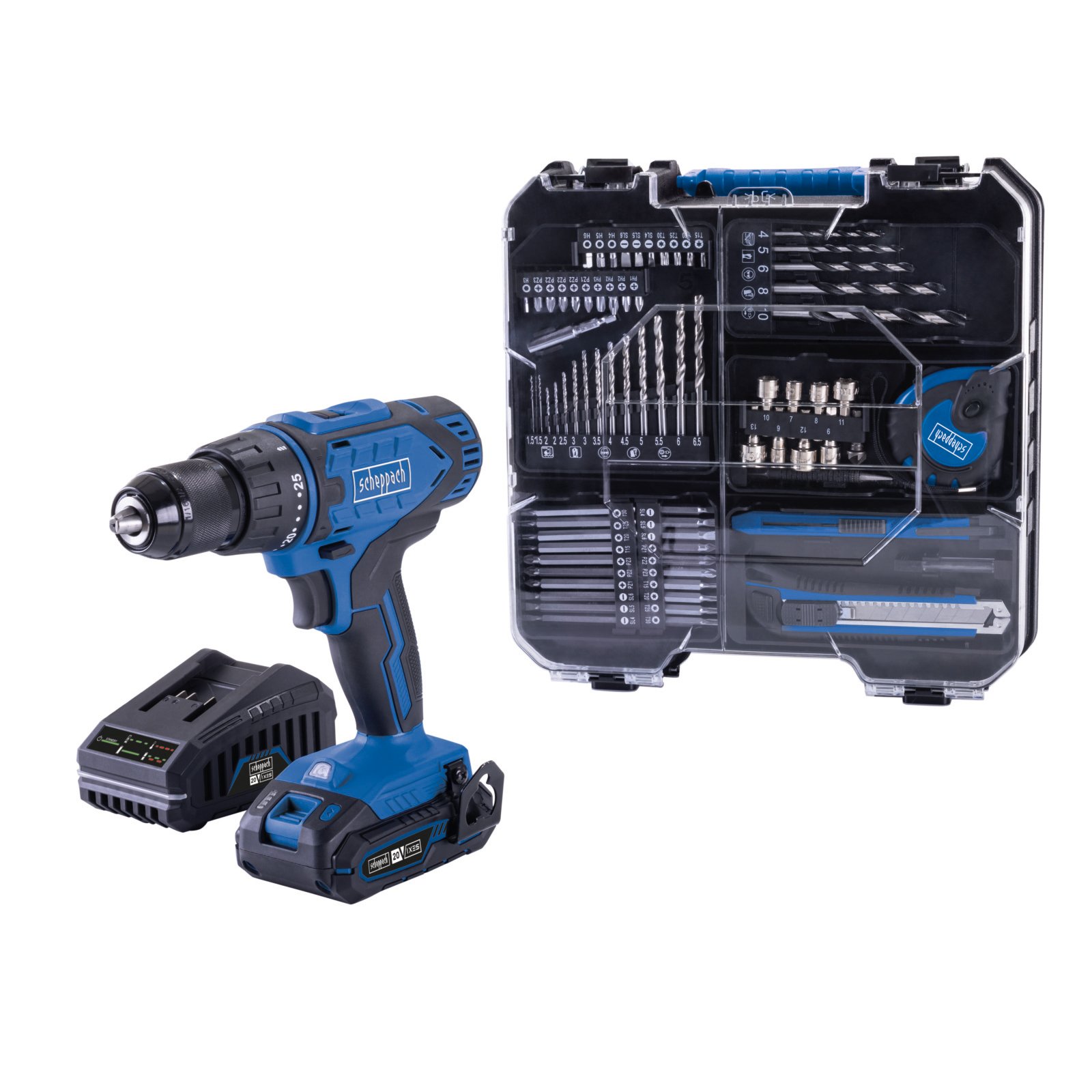 Scheppach Accuboormachine set 20V C-DTB74/1-X (met accu) - 5909315900