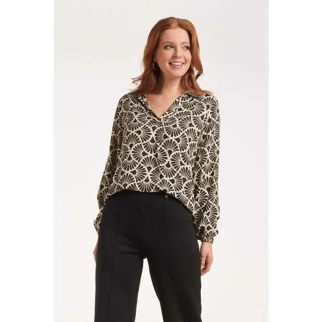 Smashed Lemon 24534 grafisch bedrukte top |