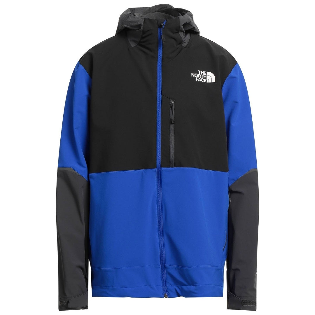The North Face Dawn Turn hybride blauwe softshell jas