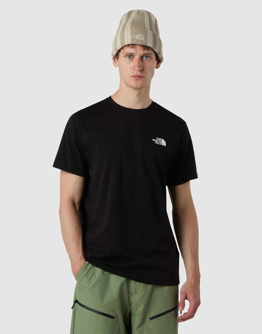 The North Face - NSE Box Raku Horse Infill - T-Shirt in TNF-Schwarz/Kardinalrot