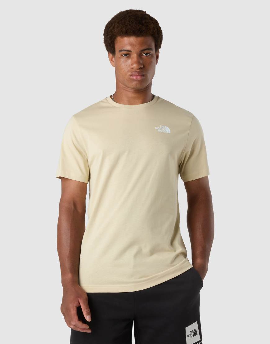 The North Face - NSE Box - T-Shirt in Kies/TNF-Schwarz-Neutral