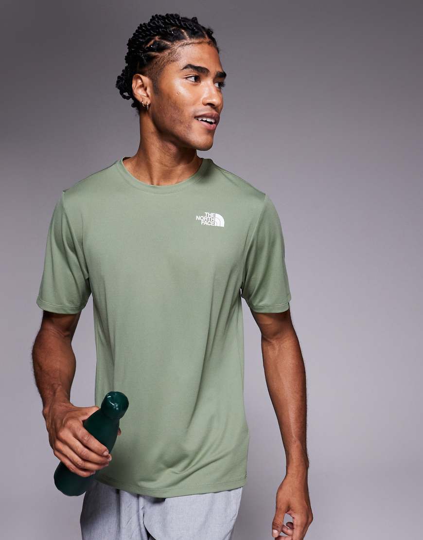 The North Face - Training 24/7 - T-Shirt in Grün mit Logo