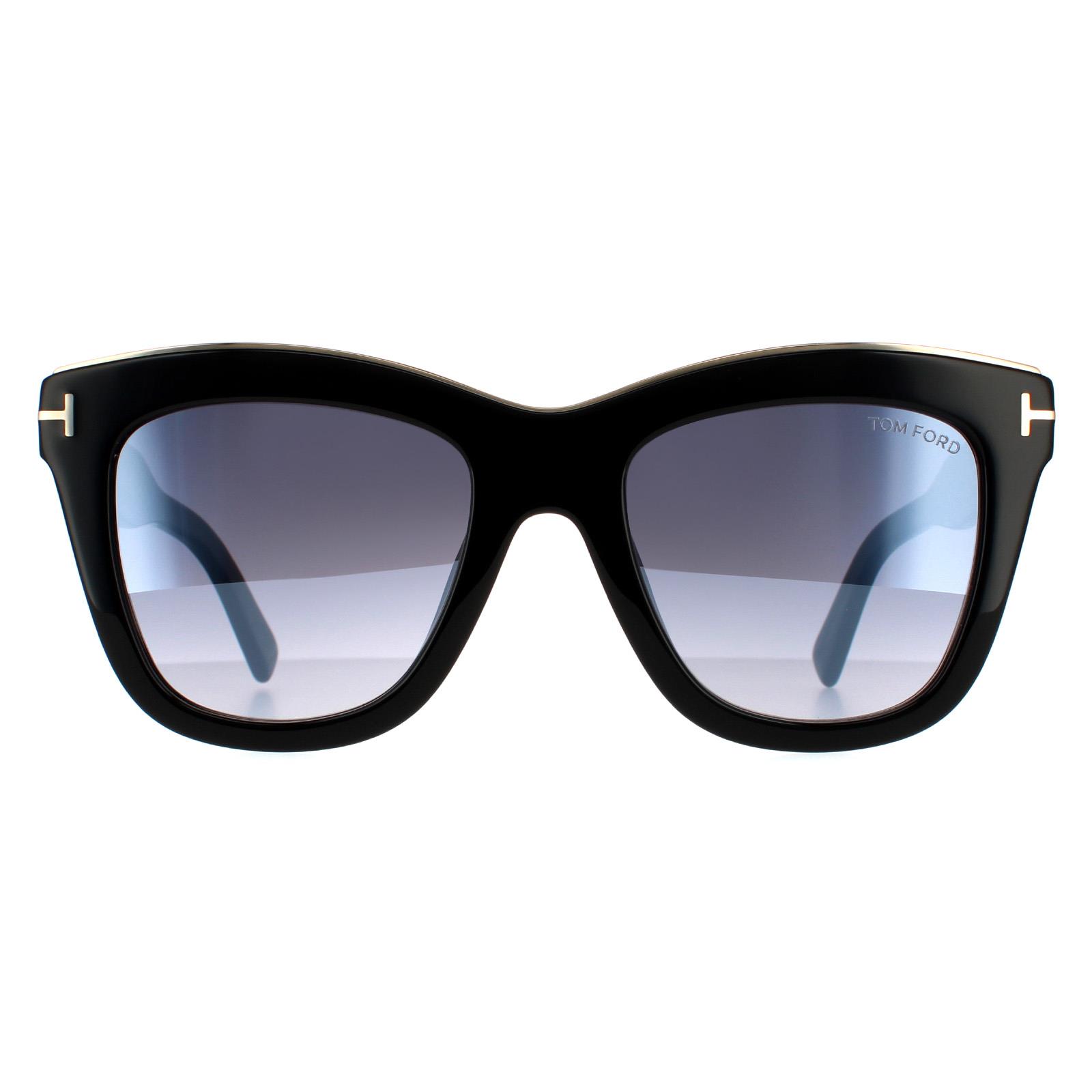 Tom Ford zonnebril Julie FT0685 01c Black Gray Gradient