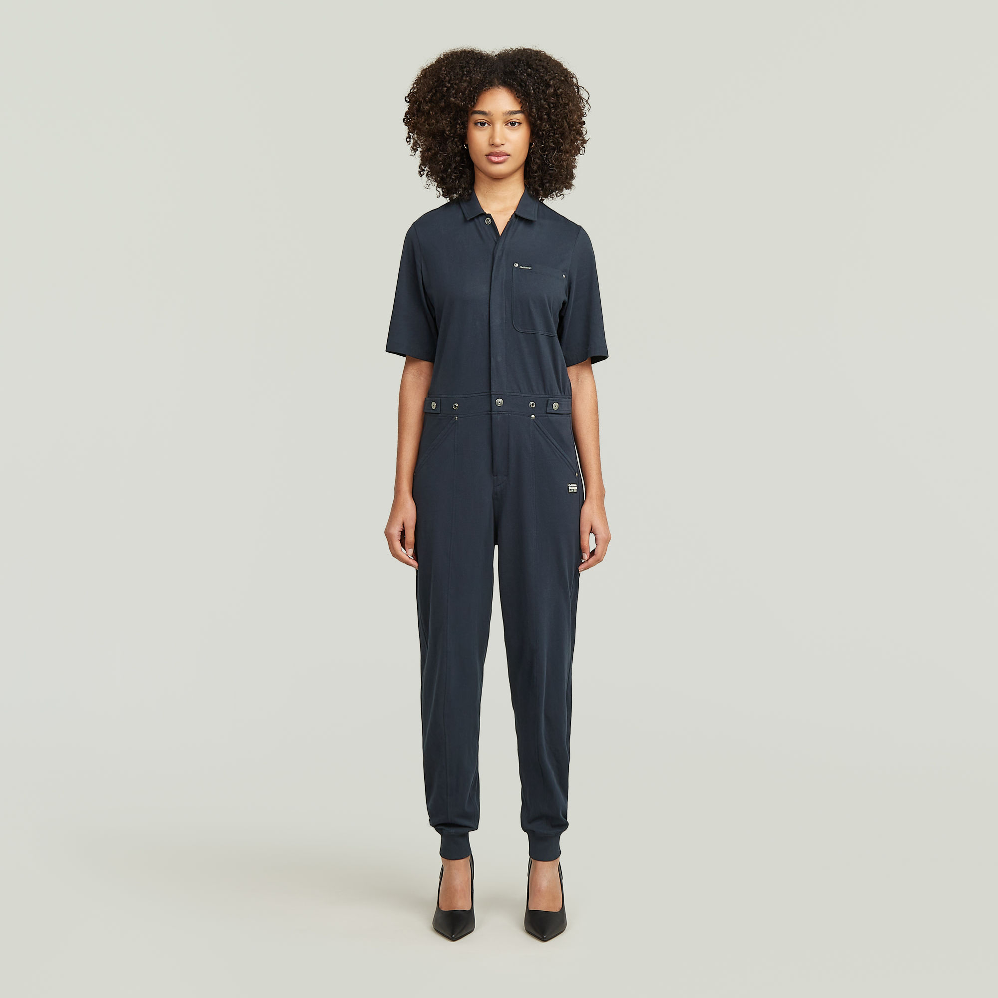 Track Jumpsuit - Donkerblauw - Dames
