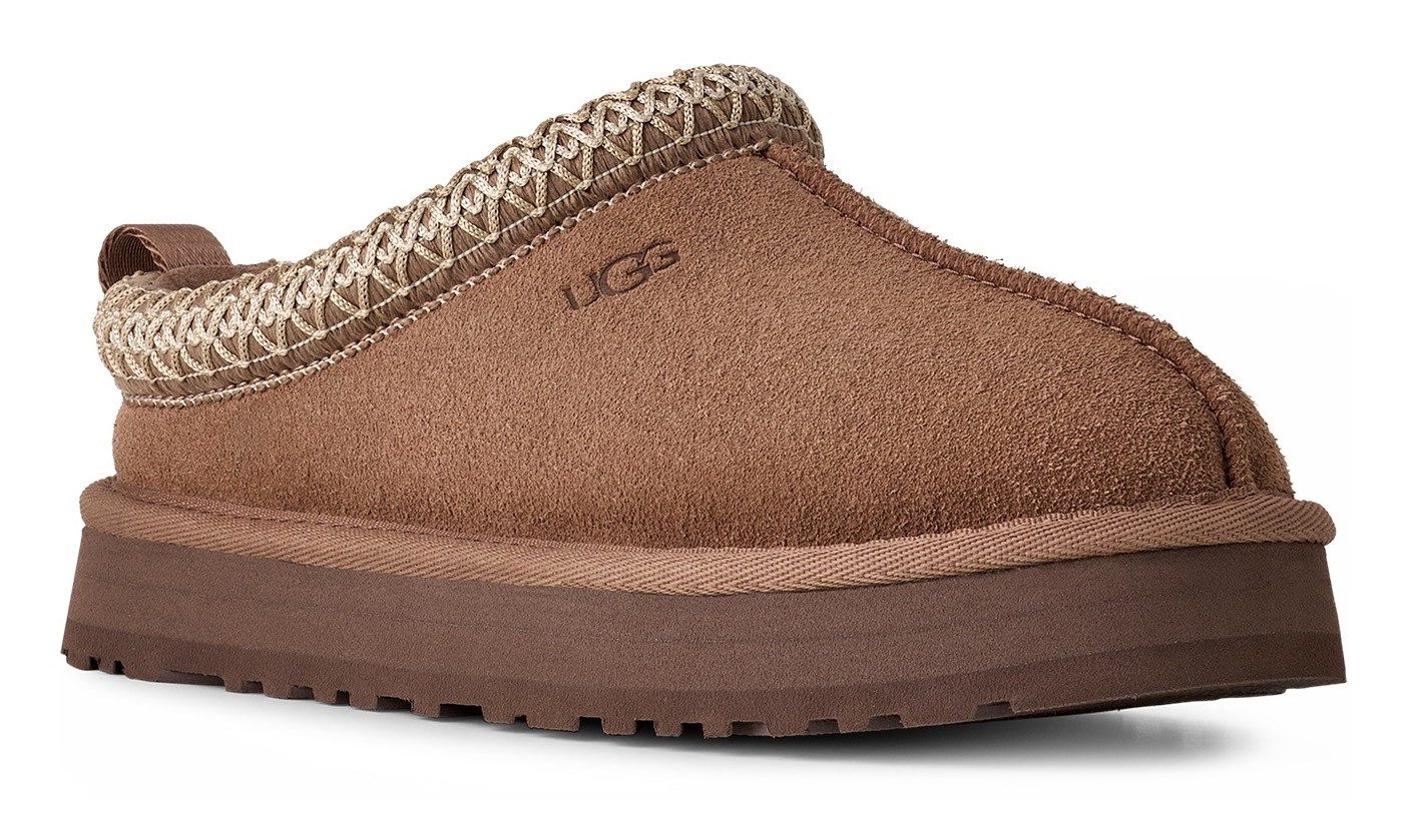 UGG Pantoffels K TAZZ plateau clog, mule, pantoffel met sierbies