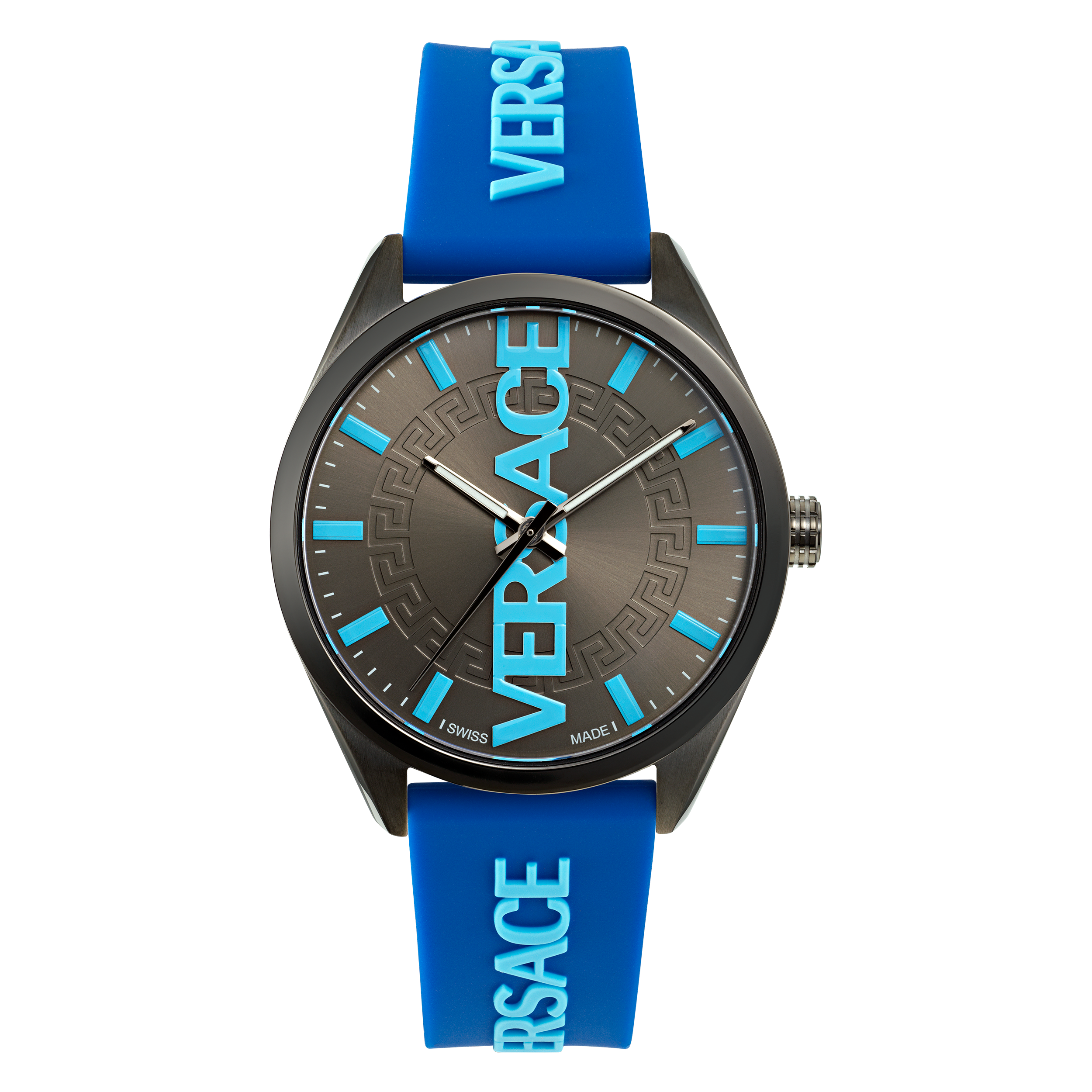 Versace V-vertical Heren Blauwe Horloge VE3H00823