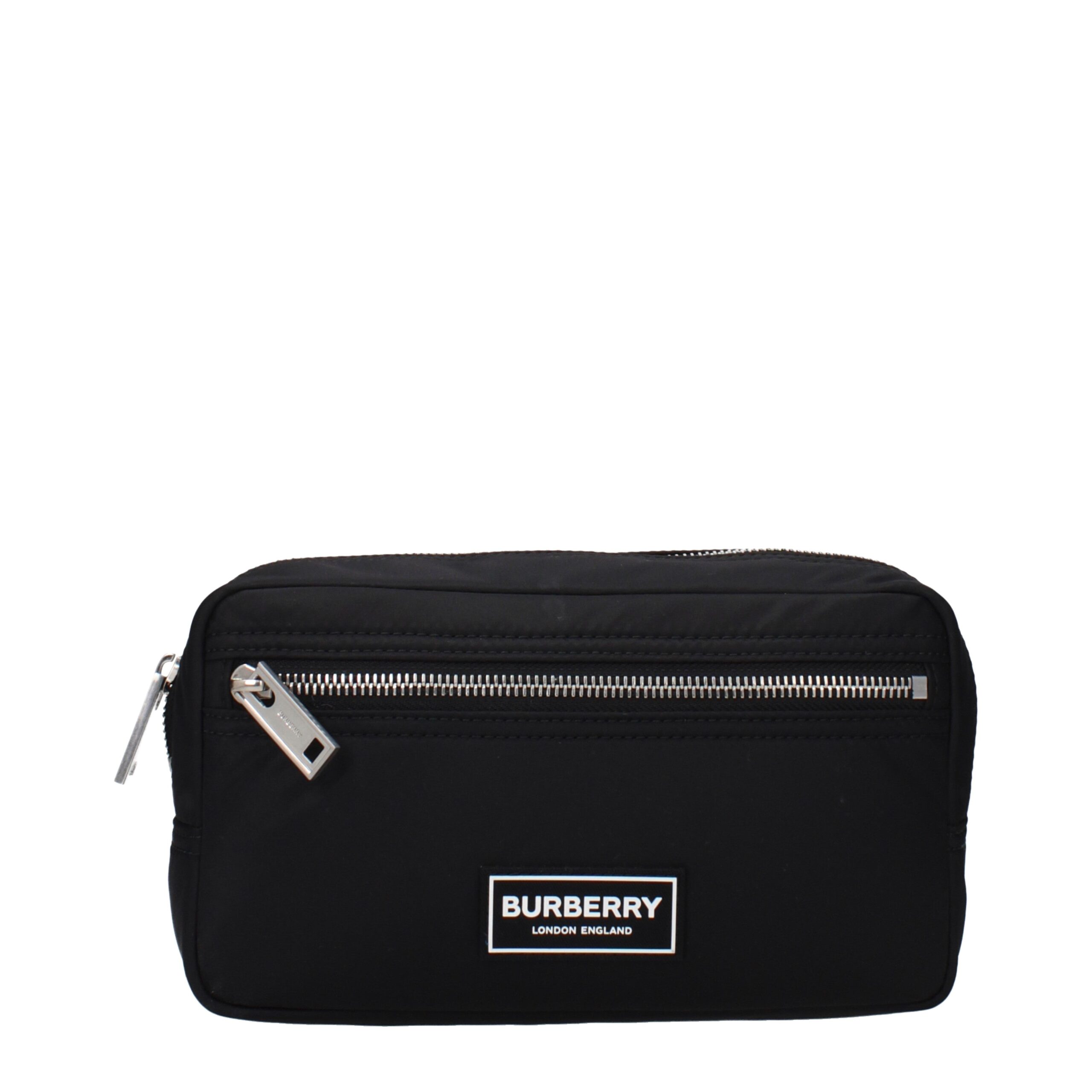 Zwarte Nylon Clutch Tas