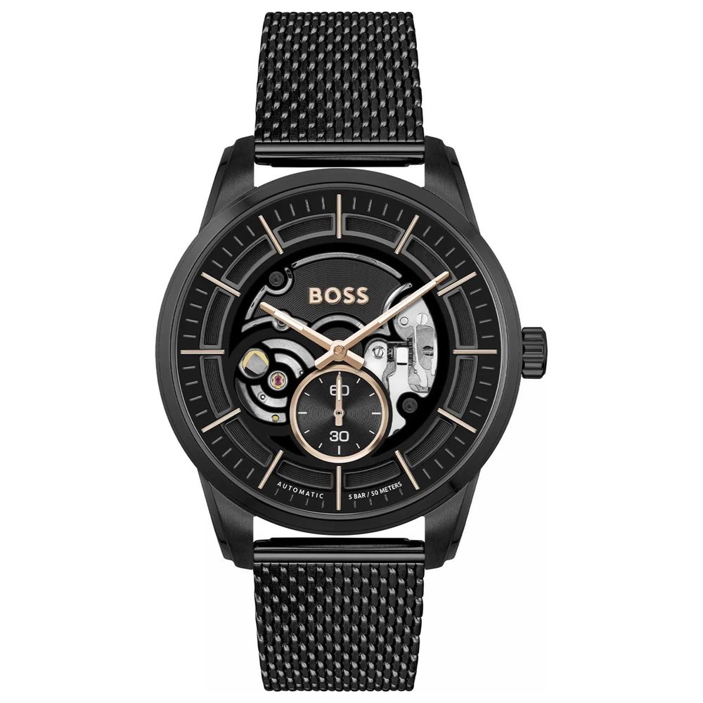 Zwarte RVS Dress Watch