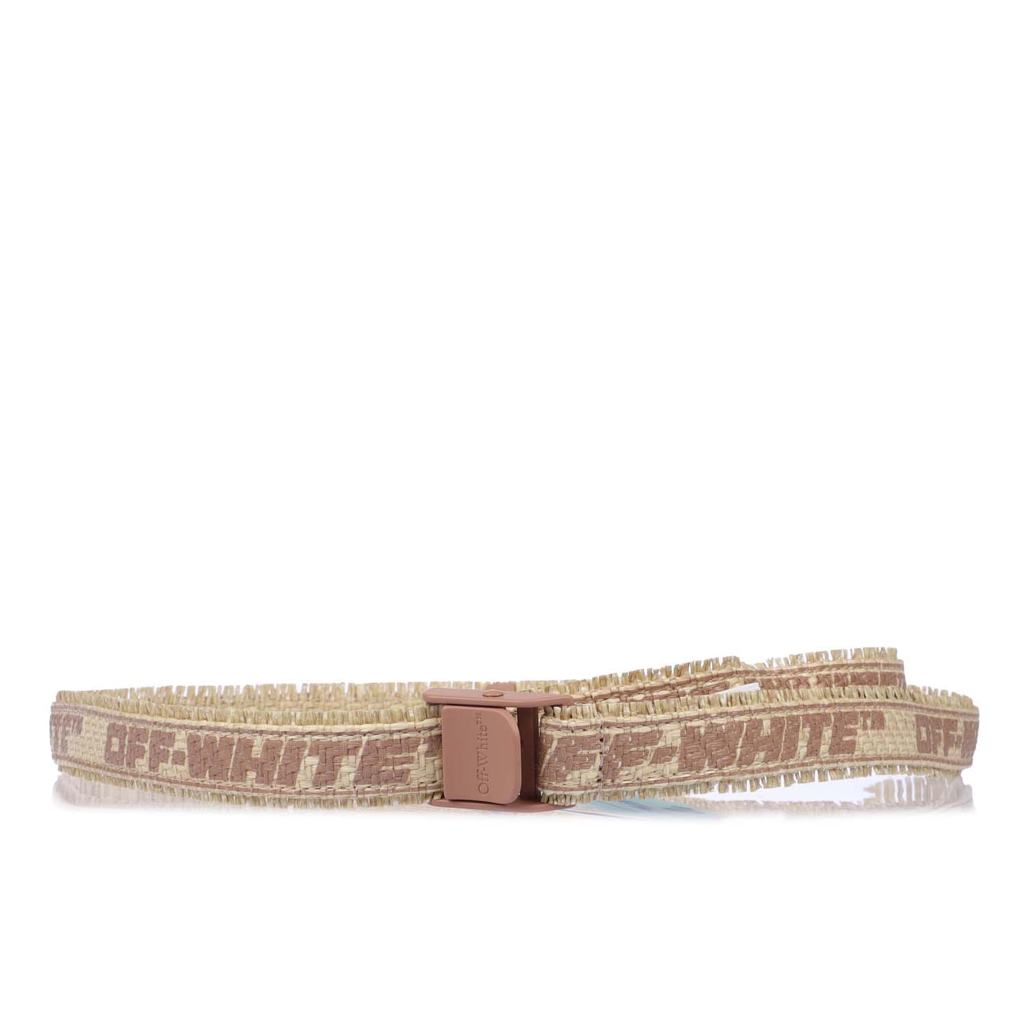 Accessories Off White Industrial Belt in Beige - maat One Size