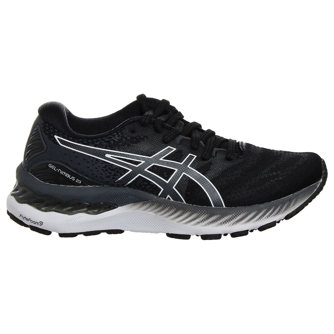 Asics Gel-Nimbus 23 Dames Zwarte Hardloopschoenen - maat EU 44.5 / UK 10