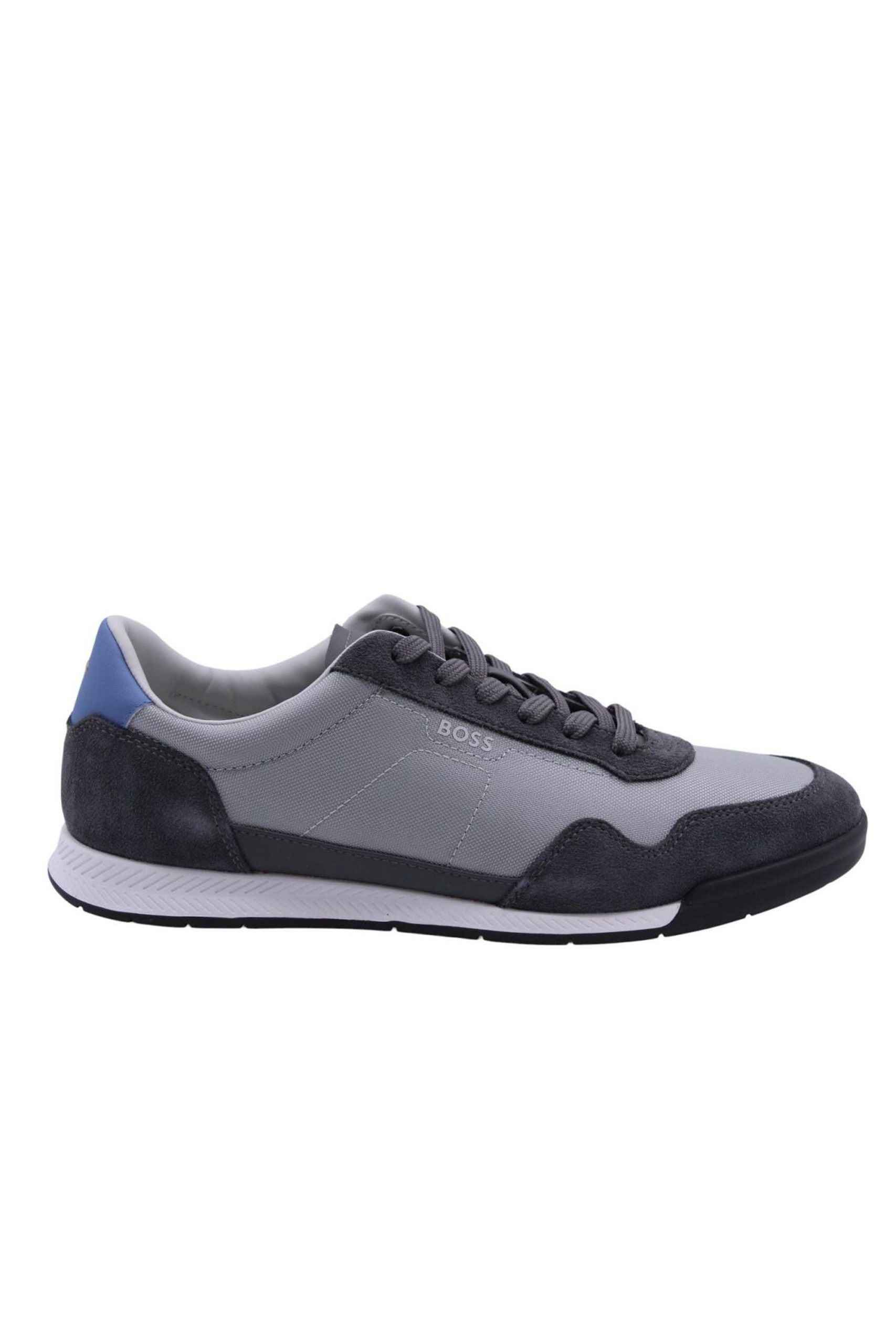 BOSS Black SL_SDTXNY Trainer Medium Grey - maat EU 42 / UK 8