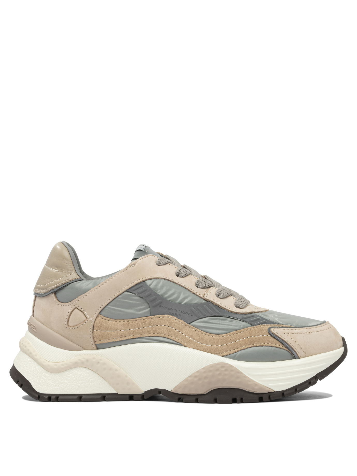 Beige Rubber Sneakers