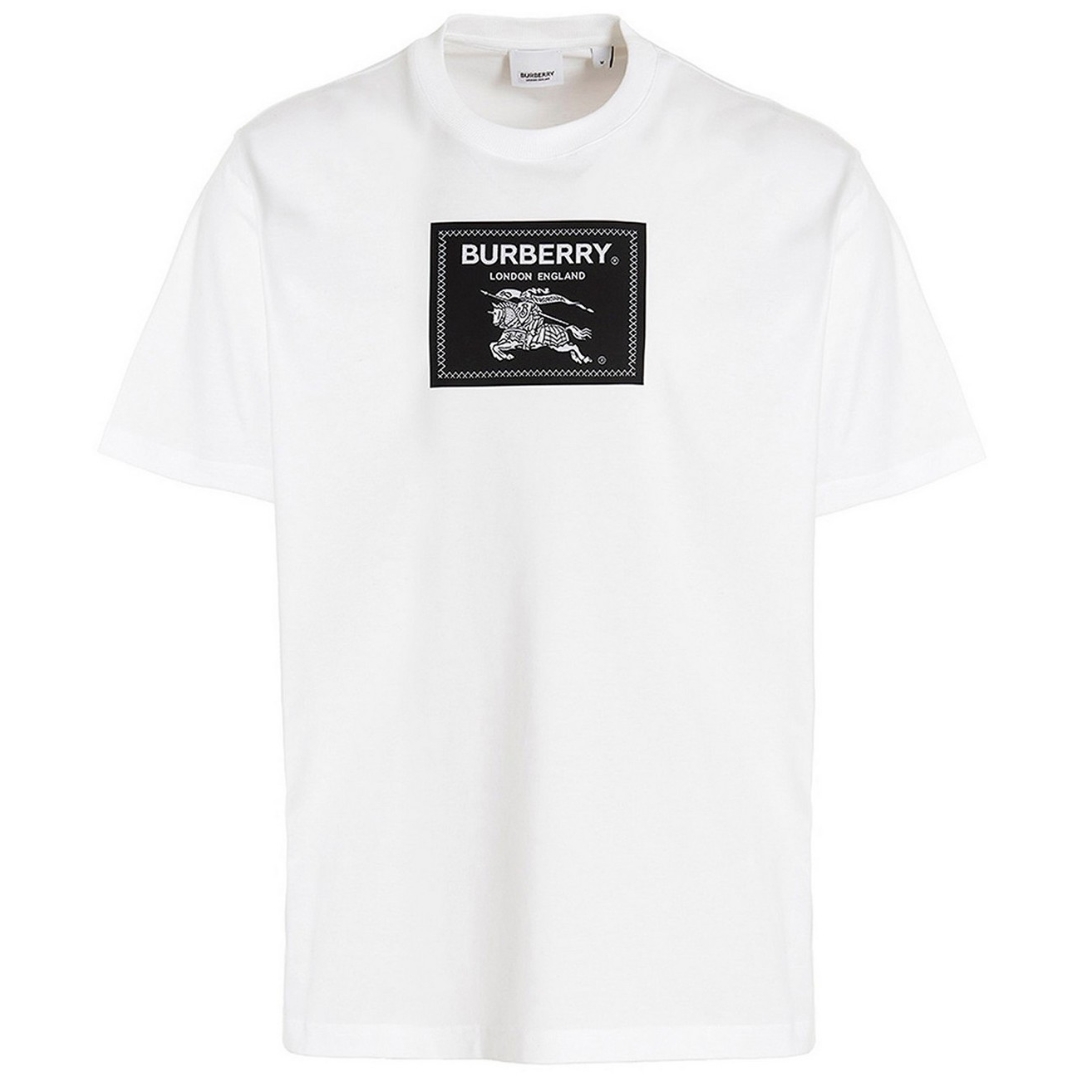 Burberry Box Logo White T-Shirt - maat XS