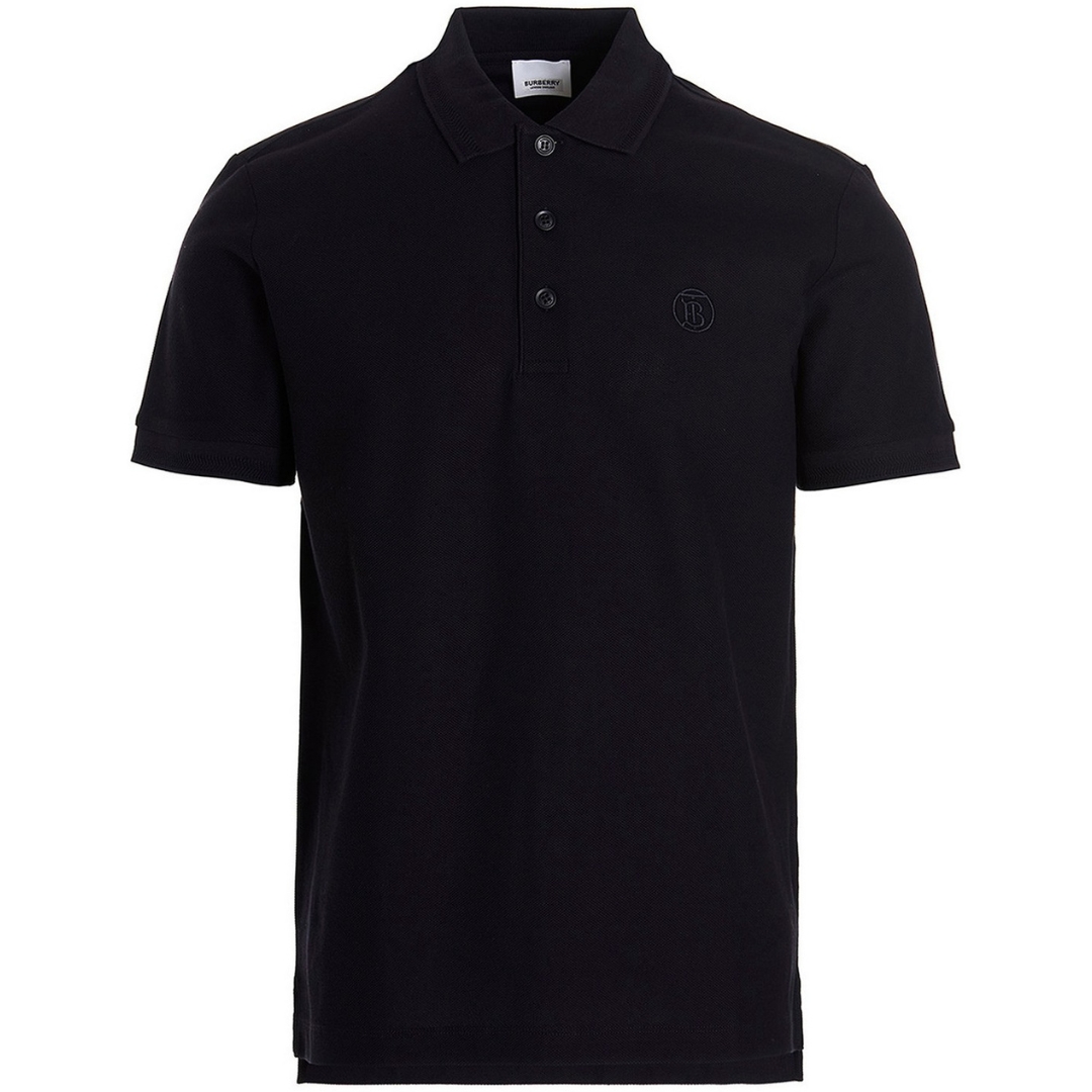 Burberry Branded Circle Logo Coal Blue Polo Shirt - maat M