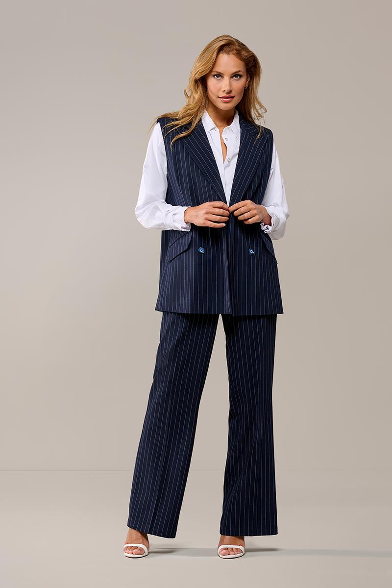 Chloe Gilet Navy / Off White - maat EU 36 / UK 8