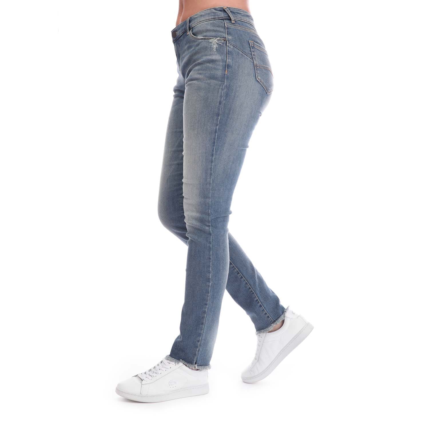 Dames Emporio Armani J23 Slim-Fit Jeans in Denim - maat 25W/32L