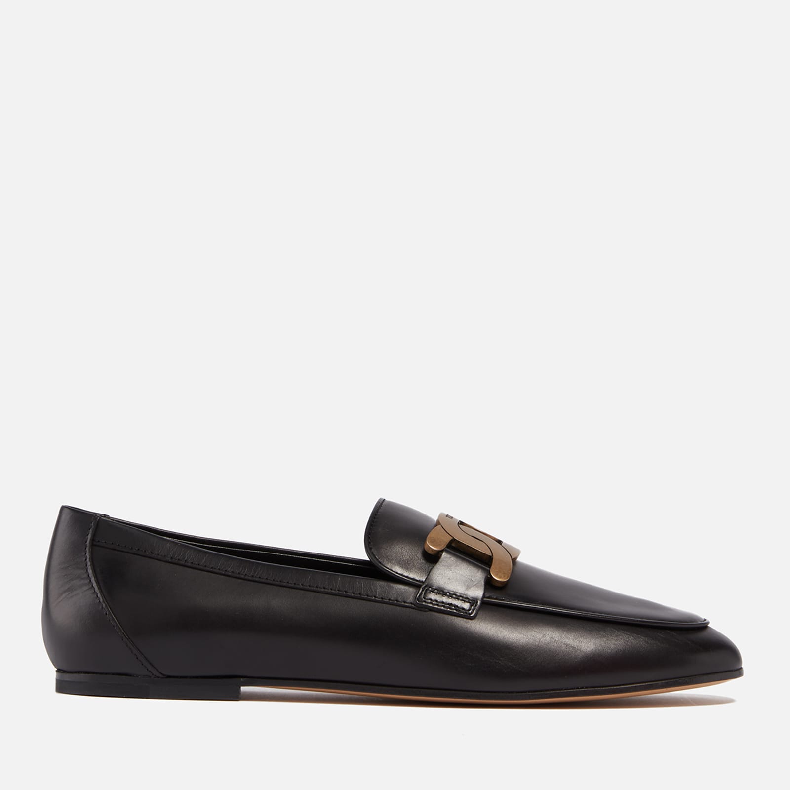 Dames Tods Kettingleren Loafers in Zwart