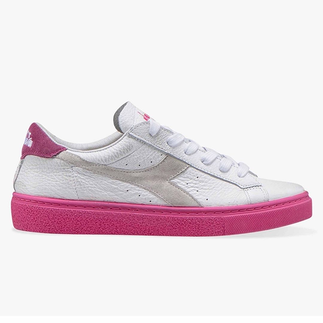 Diadora Montecarlo H Kleurblok Ita Dames Wit Trainers