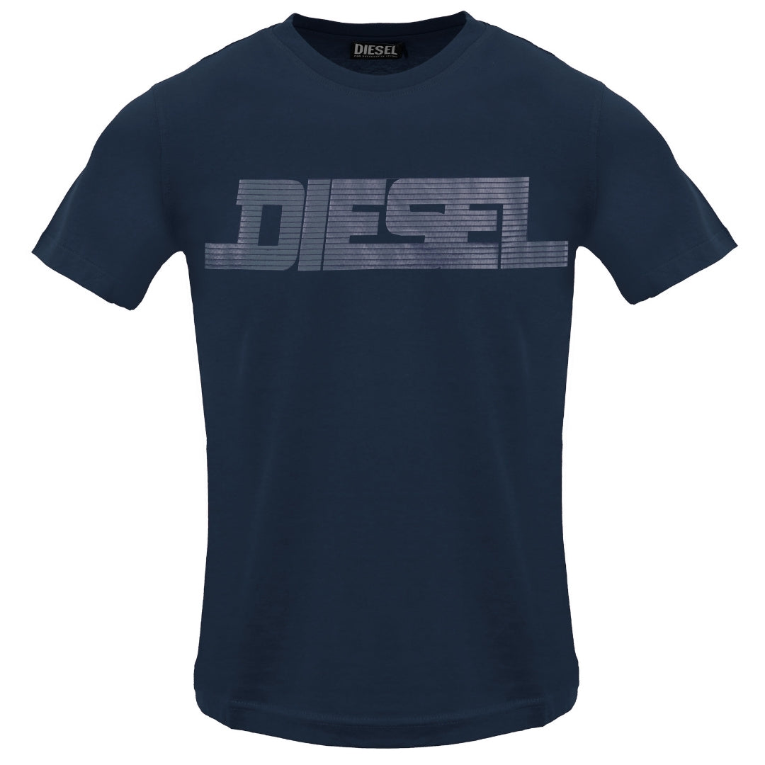Diesel Monotone Logo Total Eclipse T-shirt - maat L
