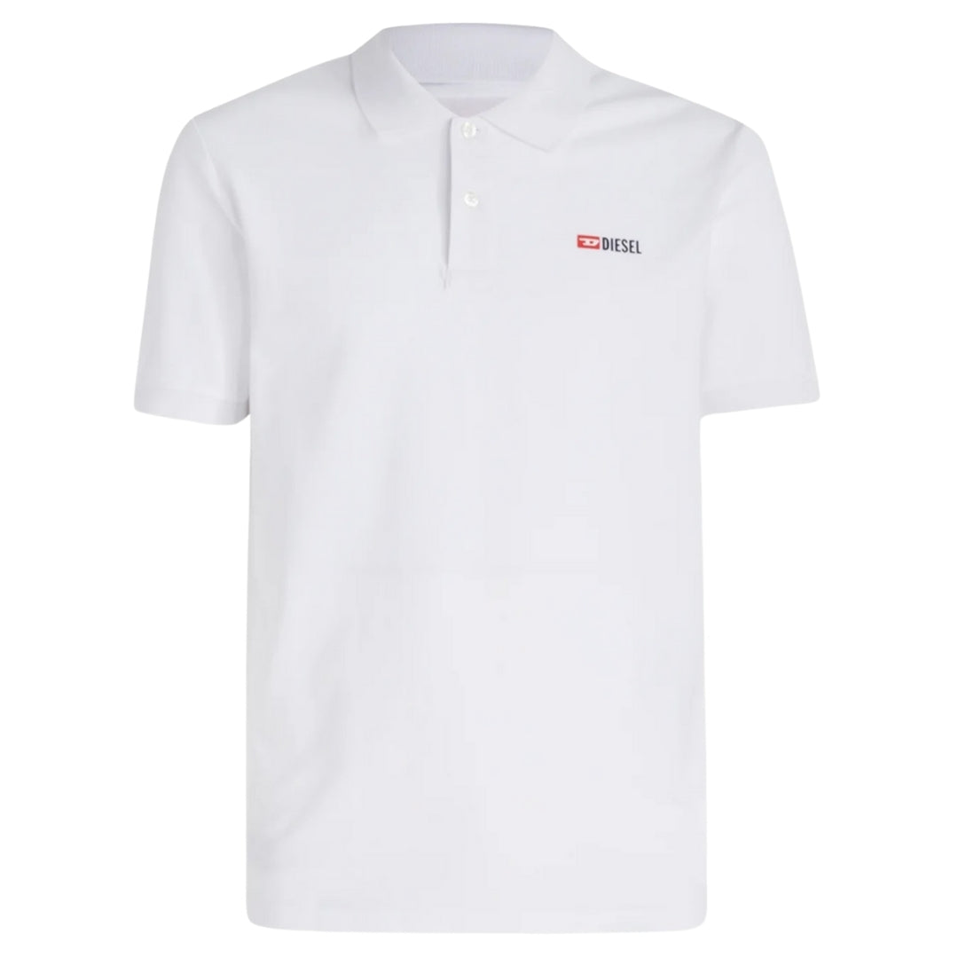 Diesel T-Smith-Div wit poloshirt - maat L