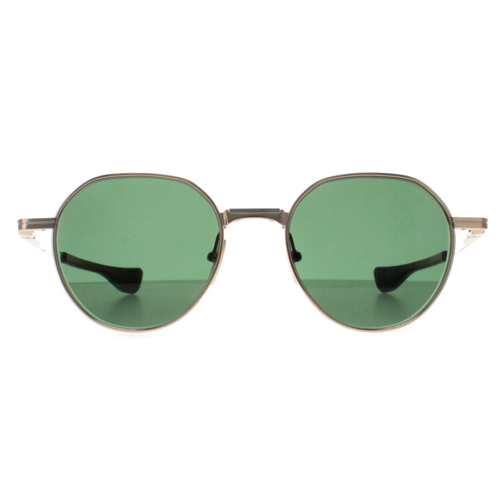 Dita Rond Unisex Witgoud Zilver G-15 Groen Vers Eén