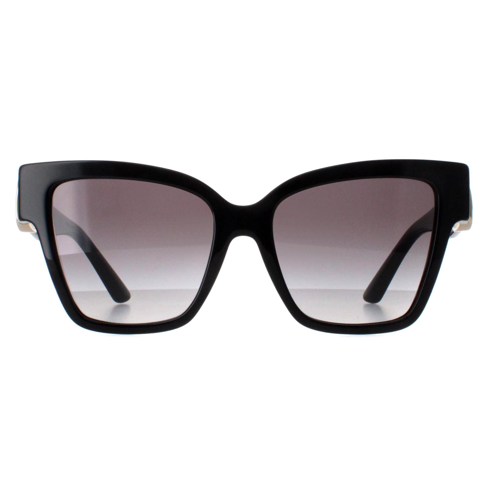 Dolce & Gabbana DG4470 501/8G zwart grijs gradiÃ"nt zonnebril - maat One Size