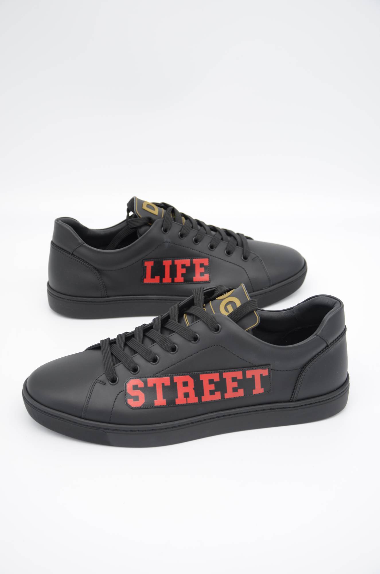 Dolce & Gabbana Heren Leren Lage Sneakers