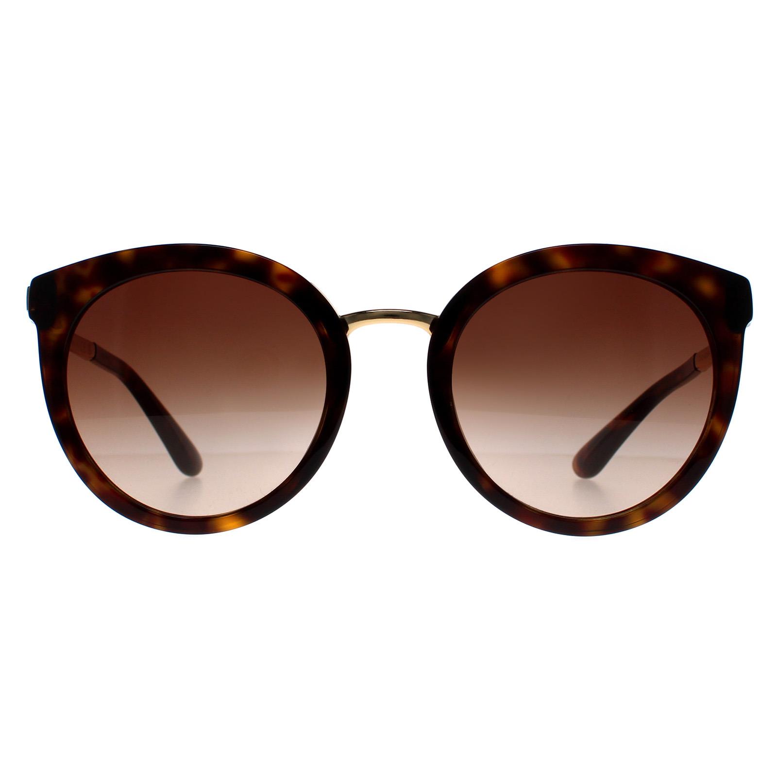 Dolce & Gabbana Zonnebril 4268 502/13 Donker Havana Bruin Verloop