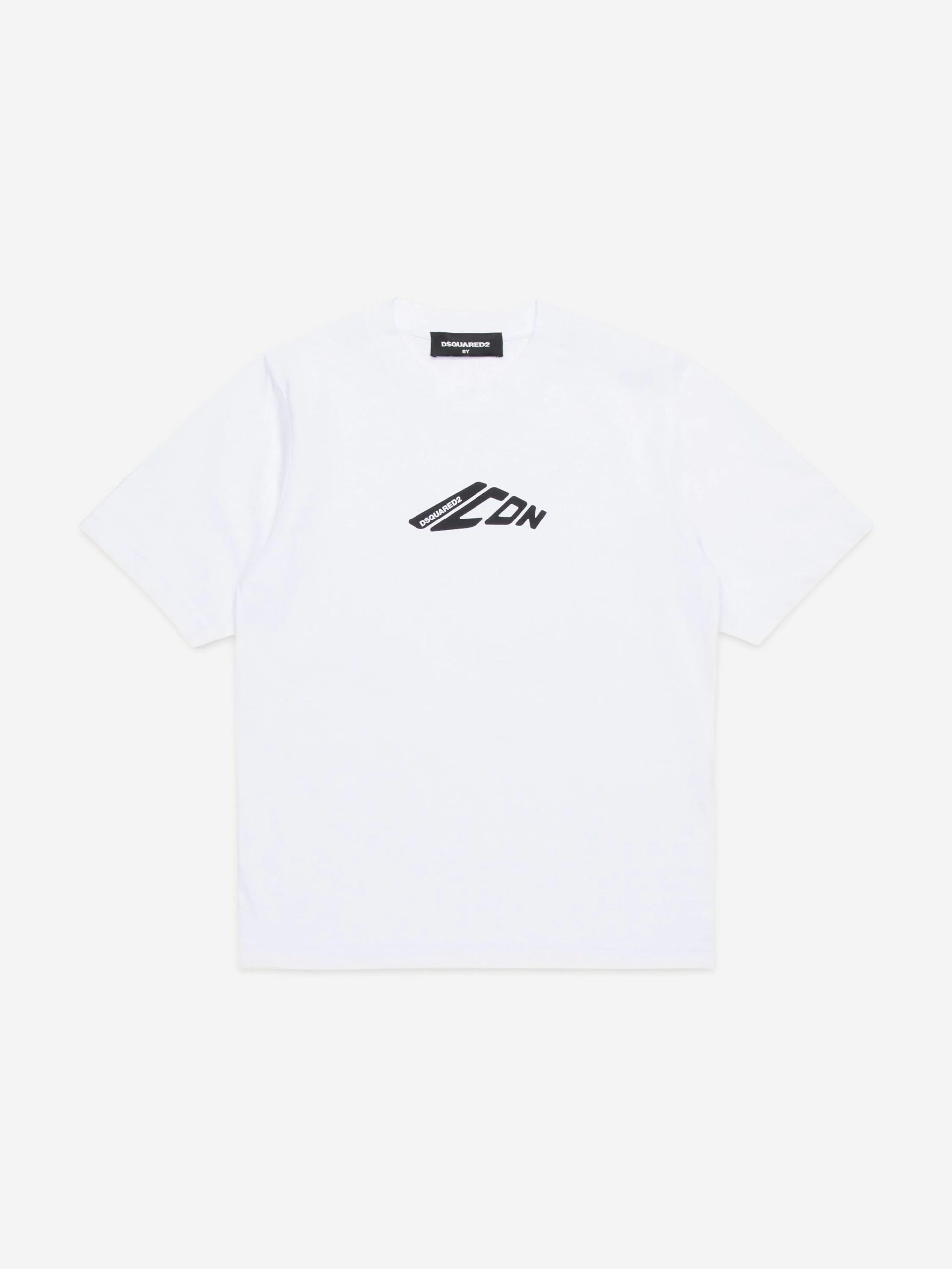 Dsquared2 Kids Icon Logo T-Shirt in Wit - maat 16J / 176cm