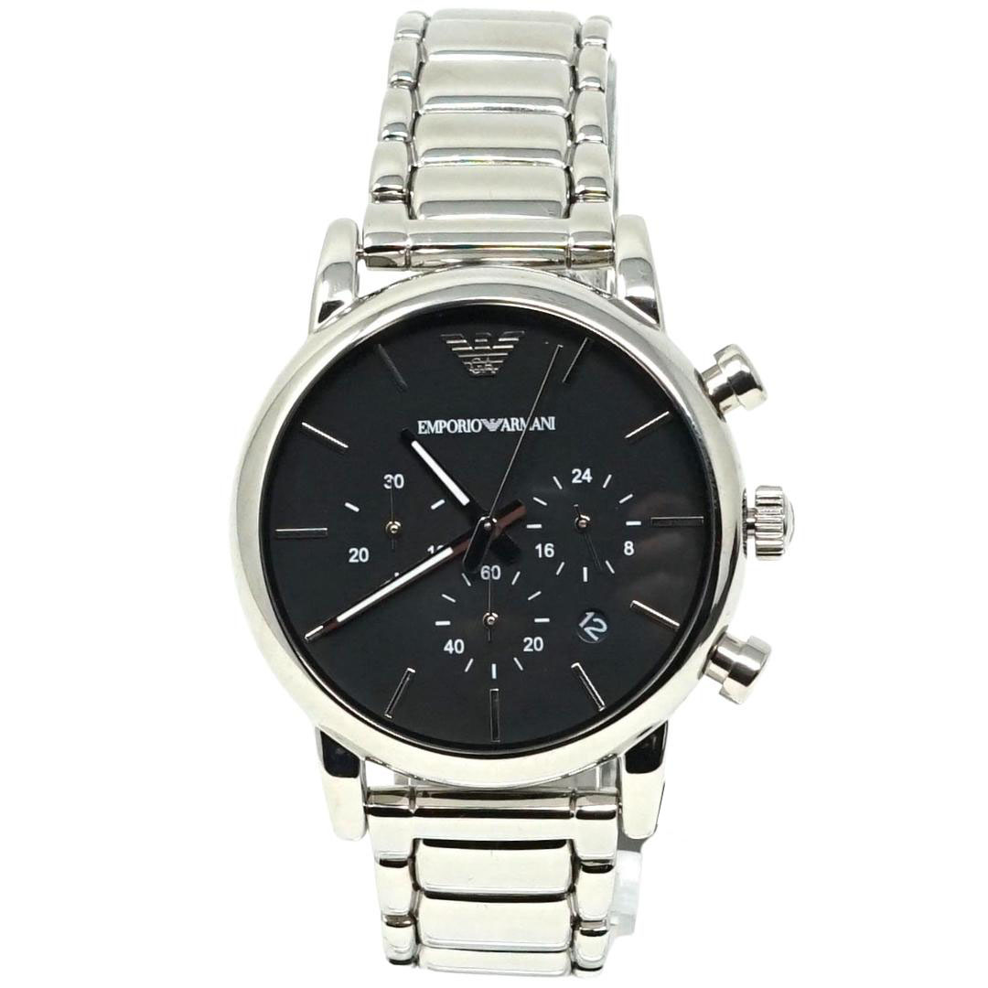 Emporio Armani AR1853 chronograaf zilveren horloge