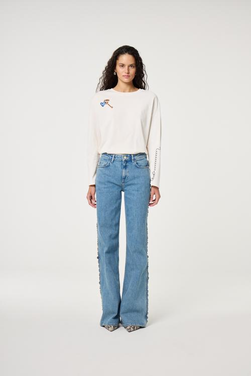 Fabienne Chapot Jeans Thea Wide Leg | Mid Blue