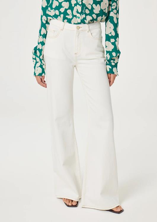 Fabienne Chapot Vic Bootcut Jeans | Cream White