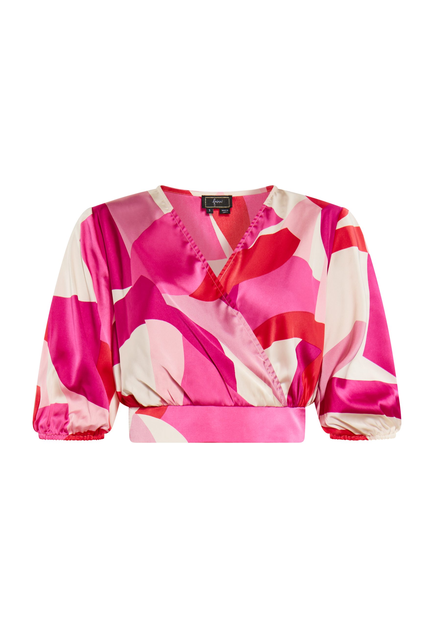 Faina Blouse Dames Roze Veelkleurig - maat L