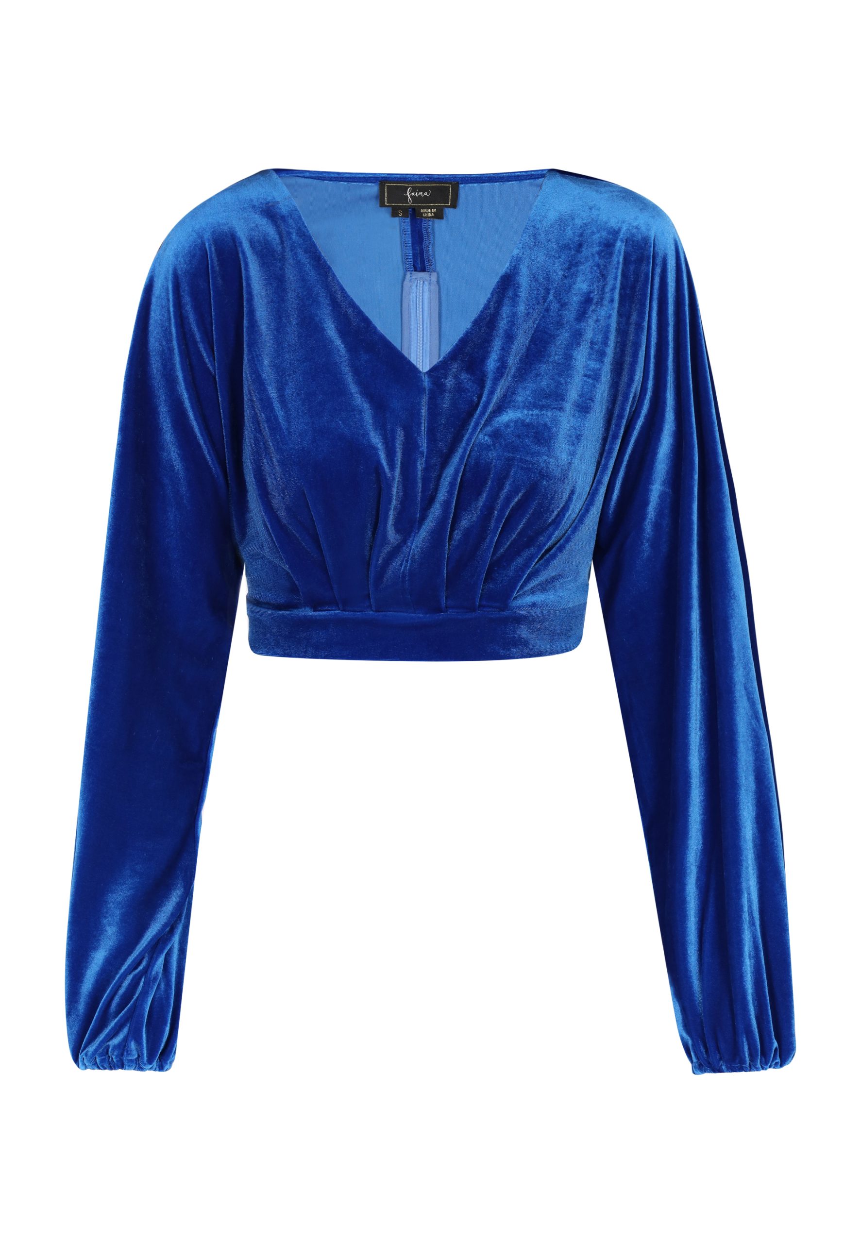 Faina Blouse Dames blauw - maat S