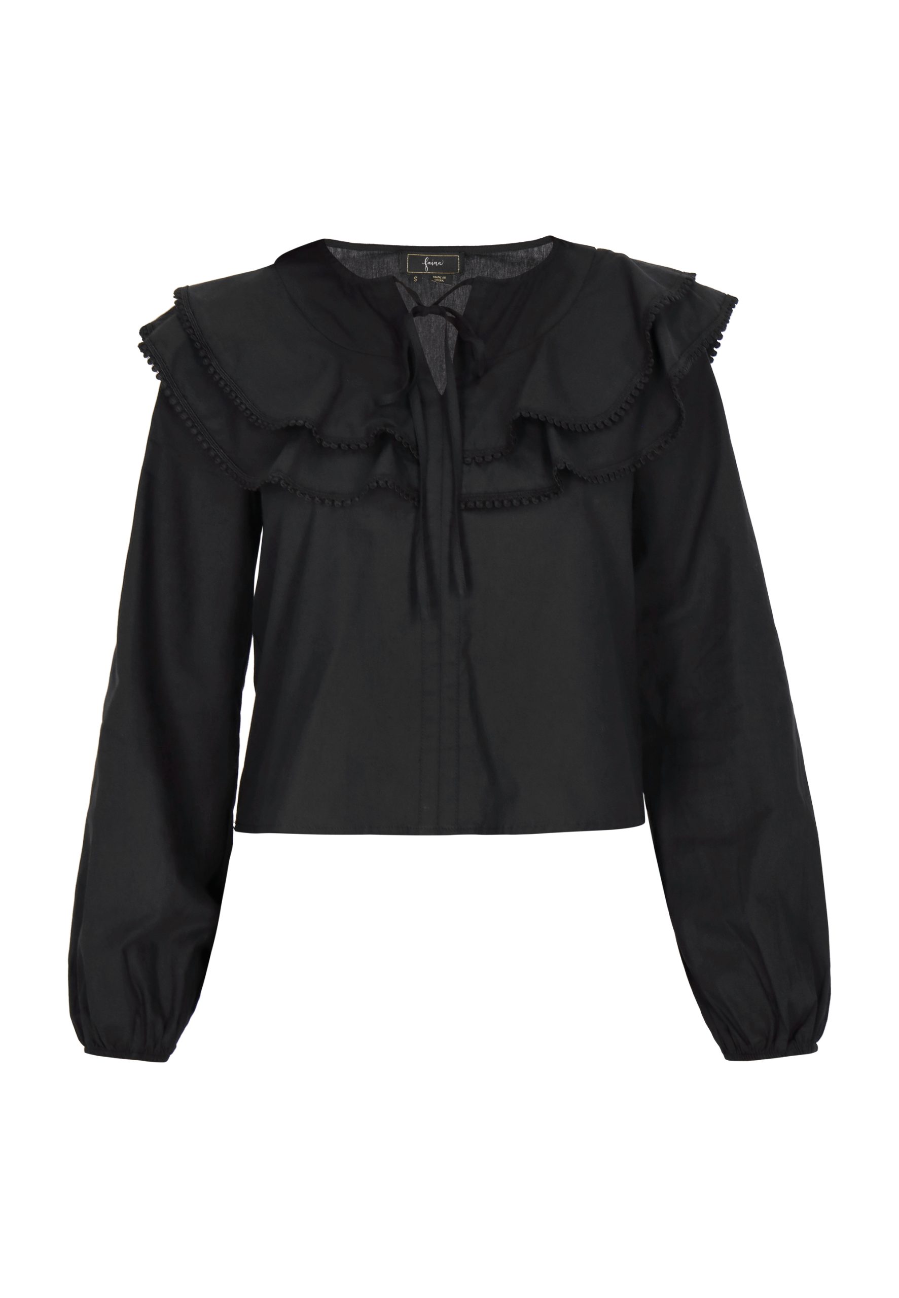 Faina Blouse Dames zwart - maat XS