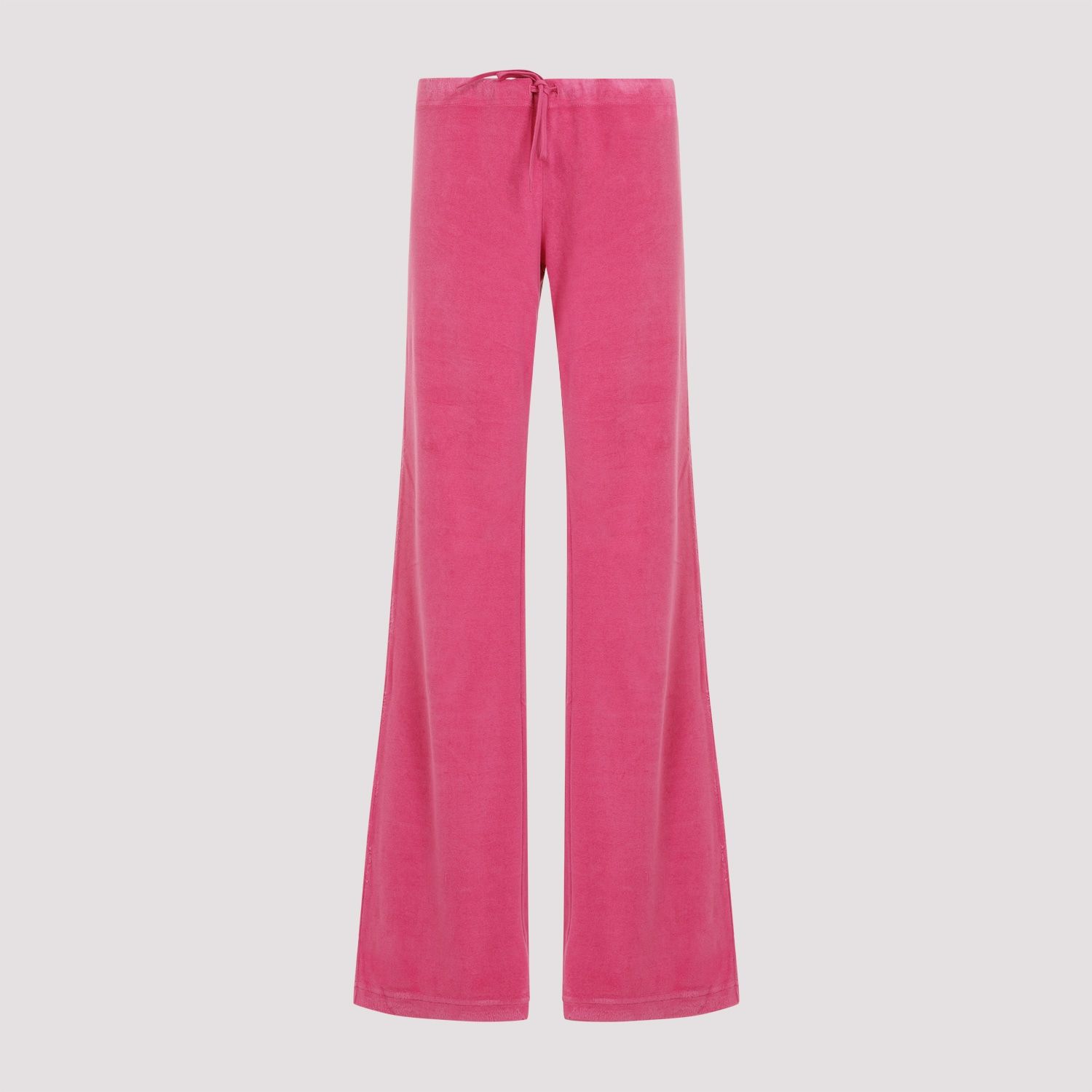 Fuchsia Fluwelen Joggers - maat M
