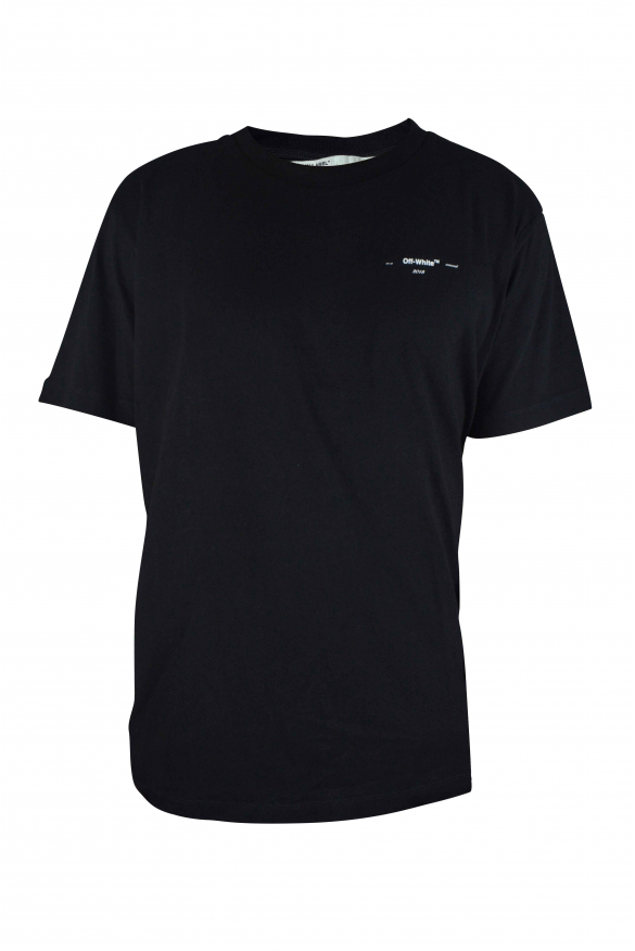 Gebroken wit T-shirt zwart