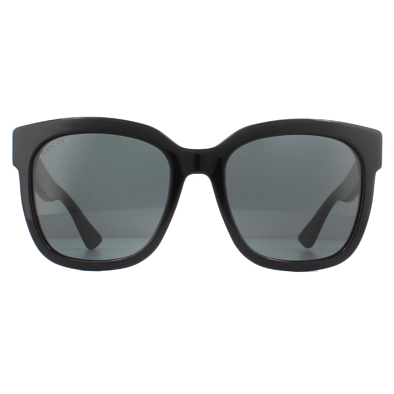 Gucci Zonnebril GG0034S 001 Zwart Grijs