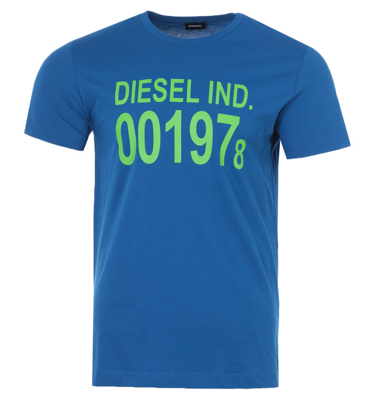 Heren Diesel T-DIEGO T-Shirt in Blauw - maat L