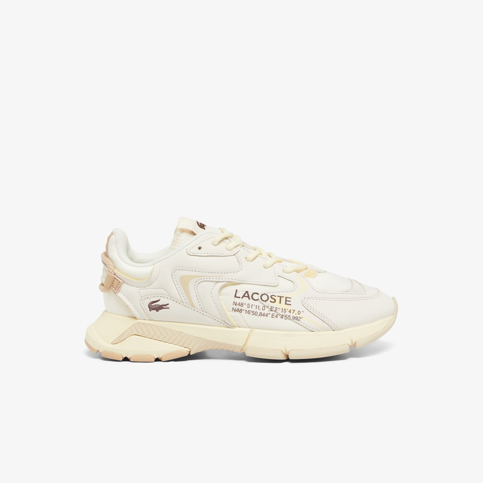 Heren Lacoste L003 Neo Sportschoenen in Off White