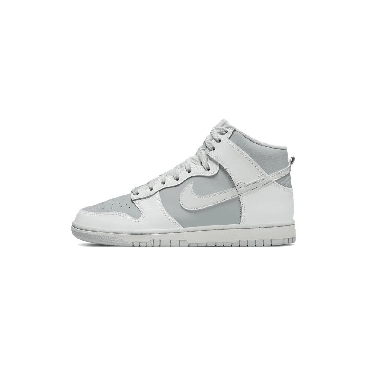 Hoge Sneakers Nike Dunk High Retro Grey White