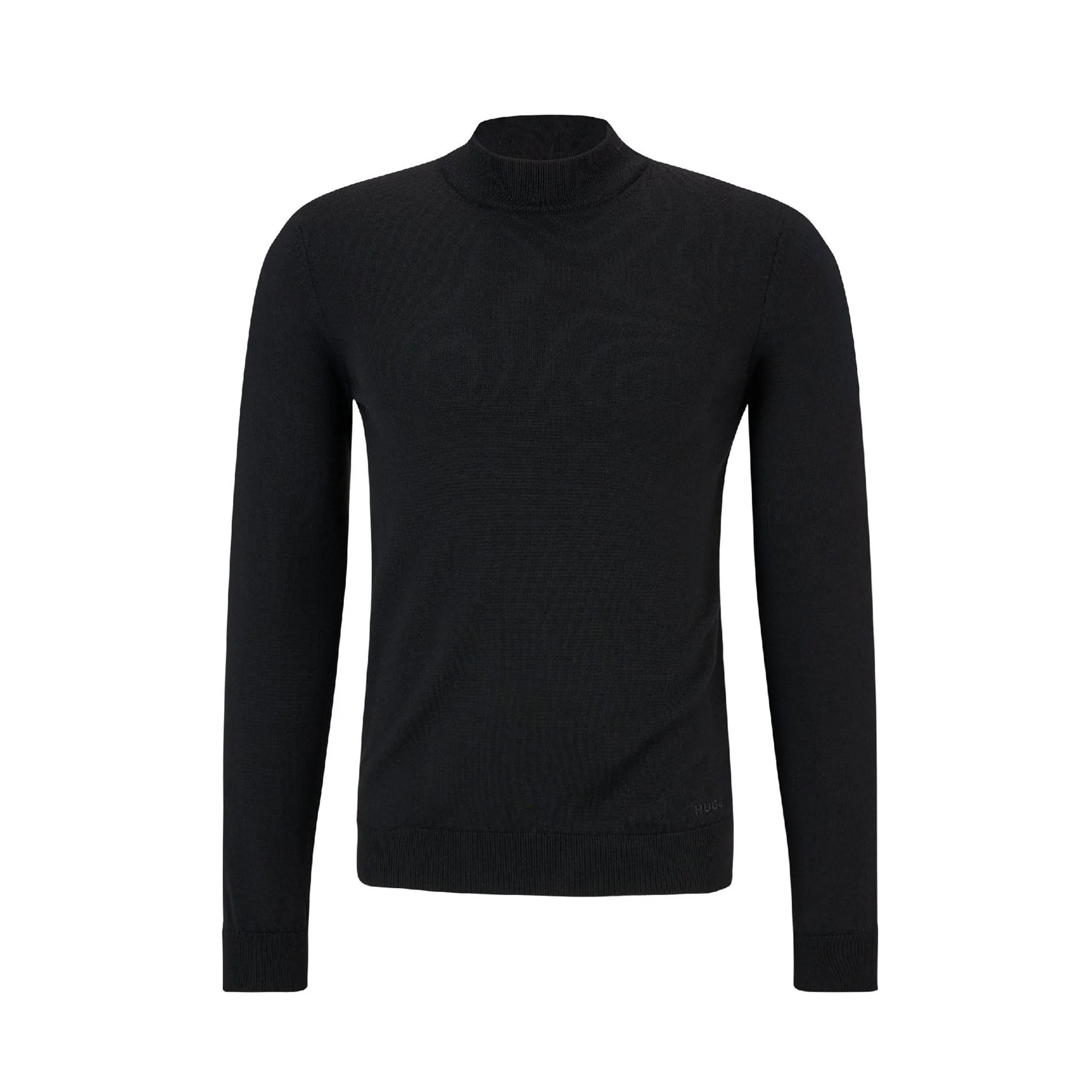 Hugo Boss Heren San Matteo-M Trui met Schildpadhals (Zwart) - maat L