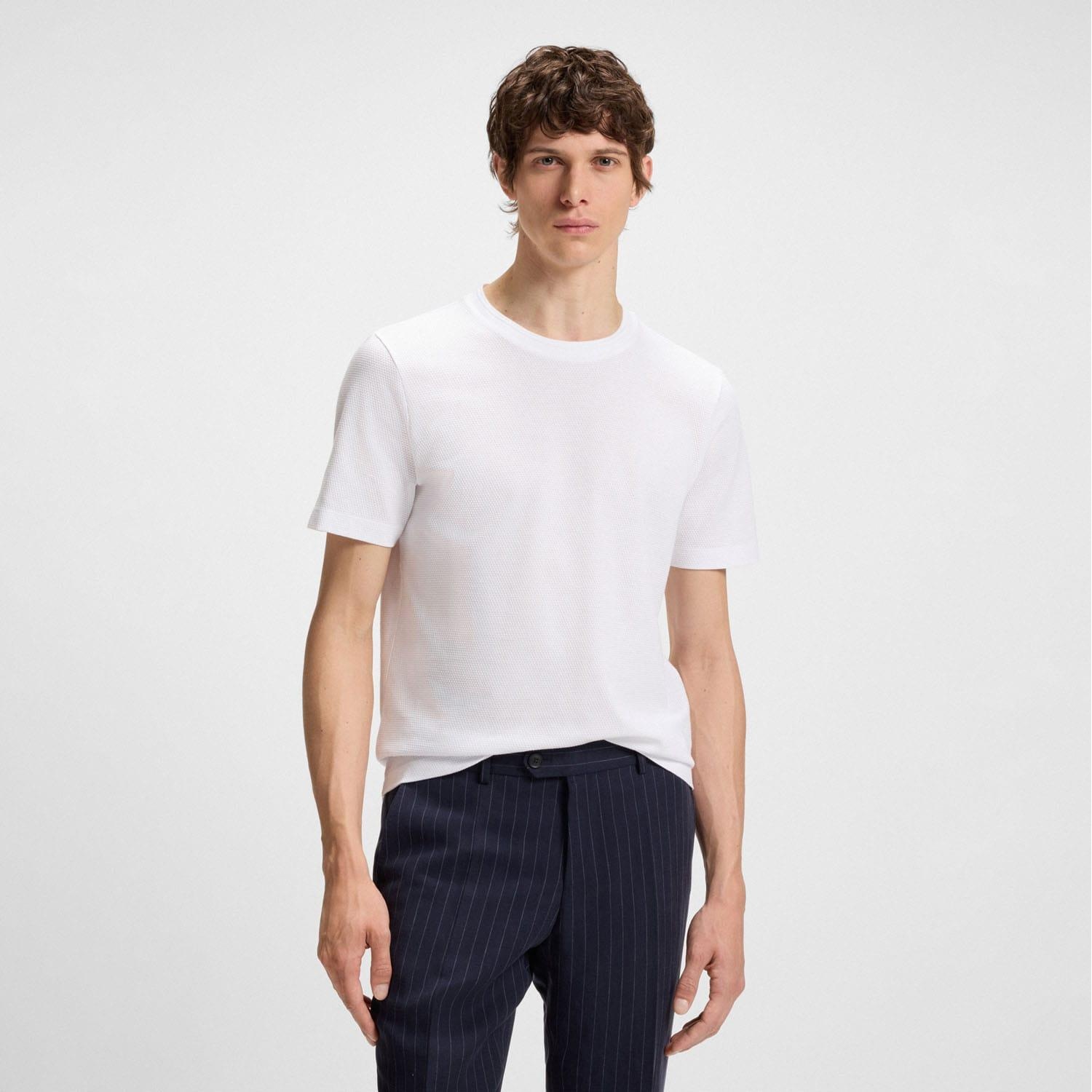 Hugo Boss Heren Tiburt 240 T-Shirt (Wit) - maat XL