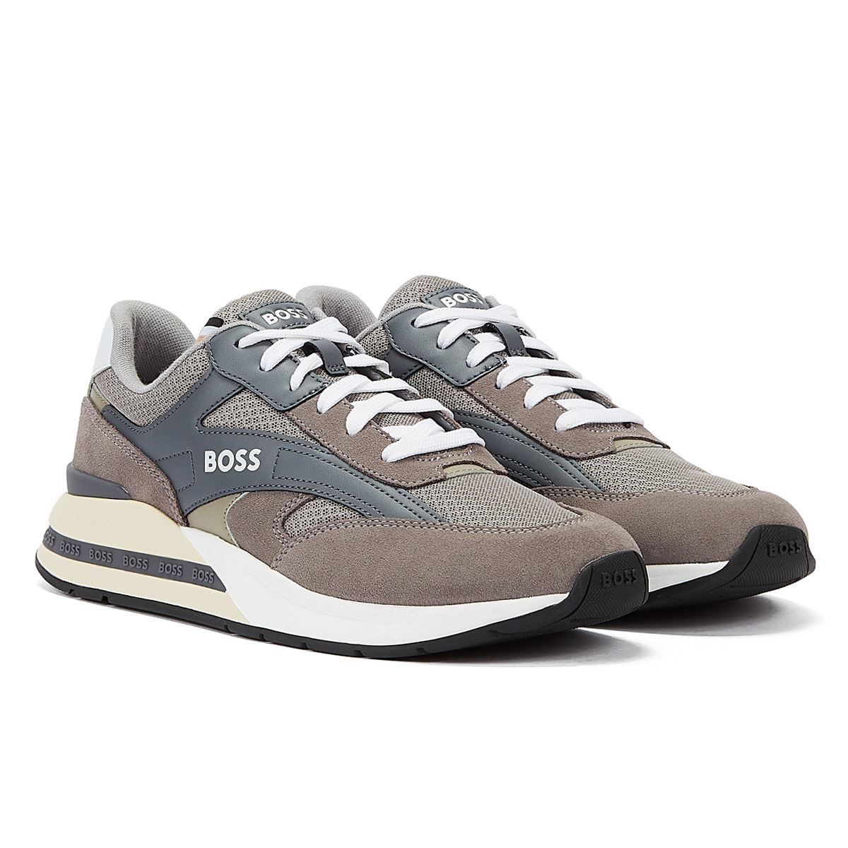 Hugo Boss Kurt Runn Heren Grijs - maat EU 38 / UK 5