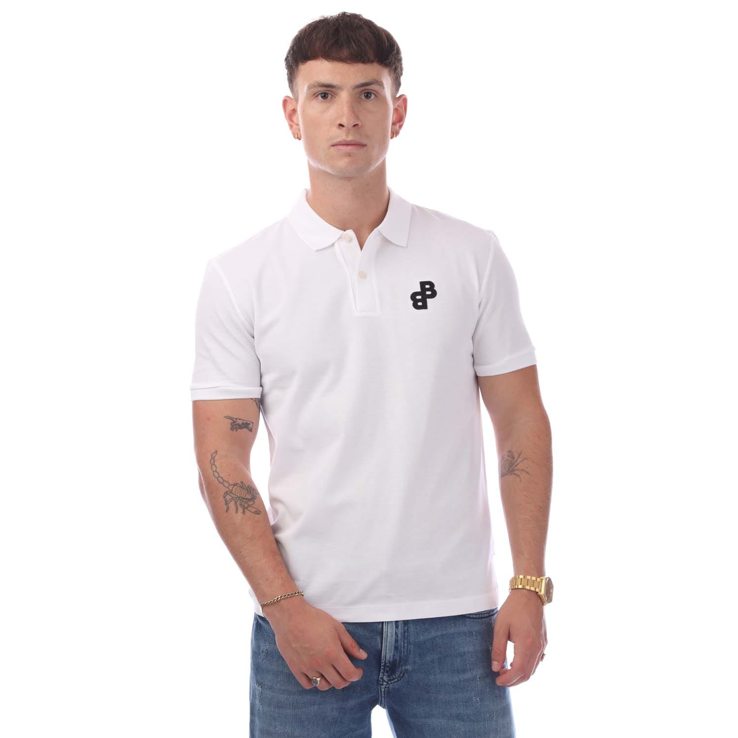 Hugo Boss Parlay 191 Herenpolo in Wit - maat 3XL
